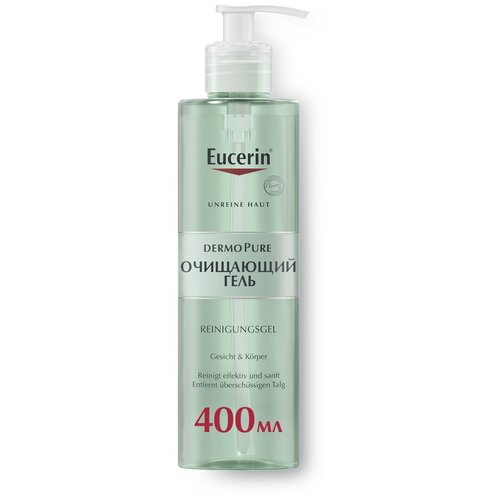 Eucerin DermoPURE Очищающий гель для проблемной кожи, 400 мл