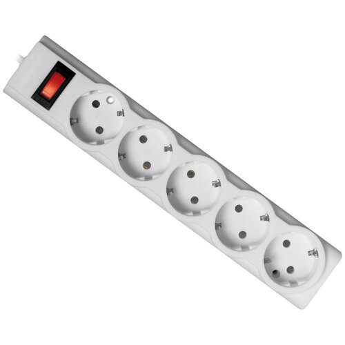 Сетевой фильтр Defender Power S 50 5 Sockets 5m White 99519