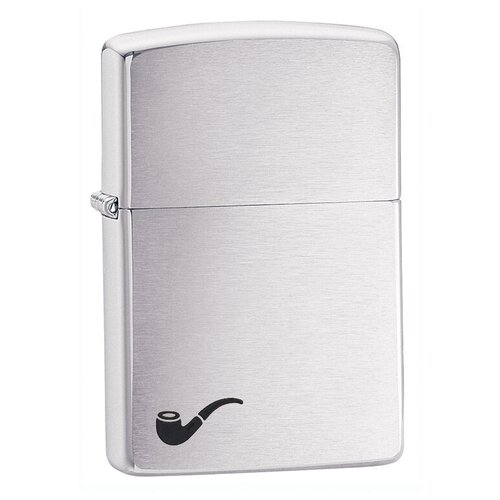 Зажигалка для трубок Zippo Brushed Chrome, латунь с никеле-х