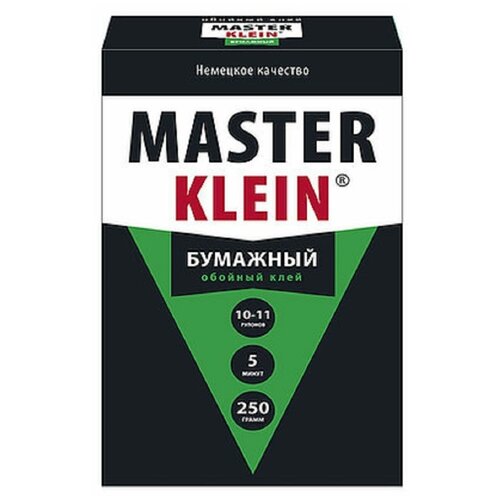 Клей для обоев  Яндекс Маркет Клей обойный Master Klein для бумажных обоев 250гр (9-10рулонов, 50м2)