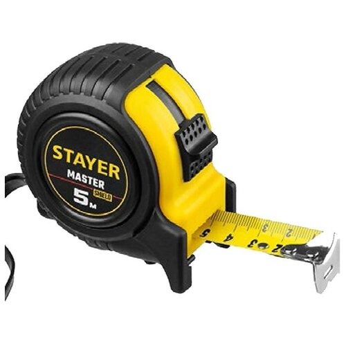 Рулетка STAYER MASTER 34025-03_z01, в ударостойком обрезинен