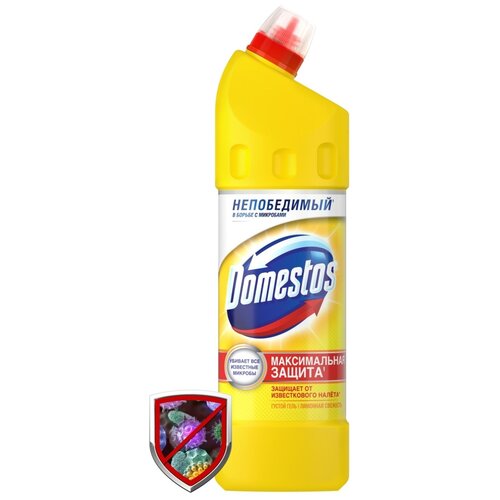 Domestos гель универсальный Двойная сила Лимонная свежесть 1