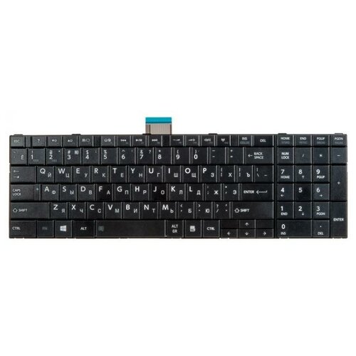 Клавиатуры и кнопки Клавиатура (keyboard) для ноутбука Toshiba Satellite C850, C