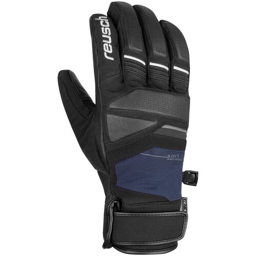 Перчатки Горнолыжные Reusch Storm R-Tex Xt Black/Dress Blue 