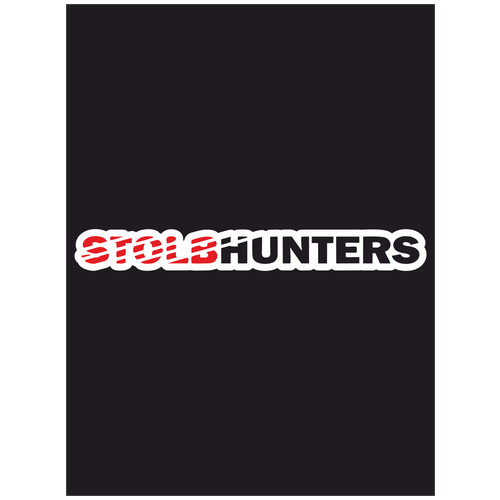 Наклейка на авто Stolb hunters 20х2 см