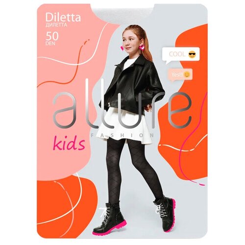 Колготки детские Allure All Diletta 50 Белые 128-134 50 den