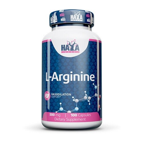 Haya Labs L-Arginine (L-аргинин) 500 мг 100