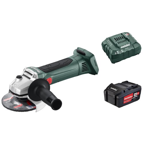 Аккумуляторная УШМ Metabo W 18 LTX 125 (T04155), 125 мм зеле