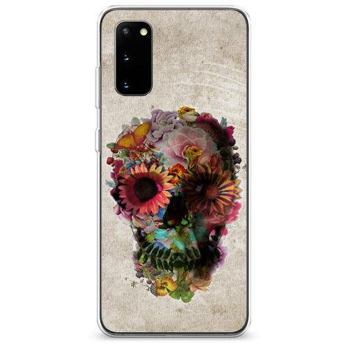 Силиконовый чехол Акварельное вино на Samsung Galaxy S20 /