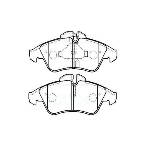 HSB HP8285 Колодки тормозные дисковые MITSUBISHI: CANTER 3.5