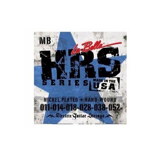 Струны для электрогитары La Bella HRS-MB Nickel Rounds Medium Blues