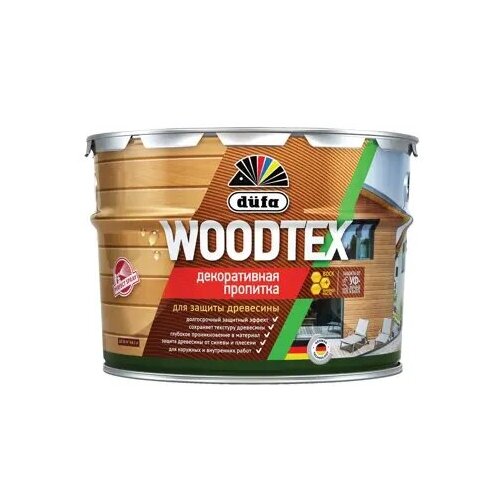 Пропитка DUFA Woodtex декоративная для защиты древесины Орех 0,9