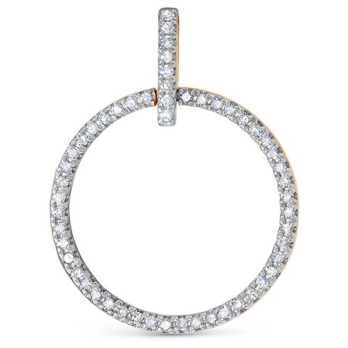 Подвеска Vesna jewelry, красное золото, 585 проба,