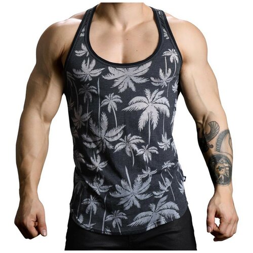 Майка - безрукавка Palm Burnout Tank / Andrew Christian / 