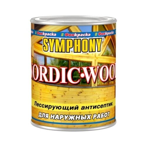 Symphony Антисептик Nordic Wood, 0.9 л, серо-коричневый