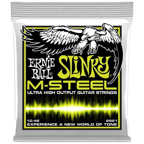 ERNIE BALL 2921 M-Steel Slinky Regular 10-46 Струны для элек