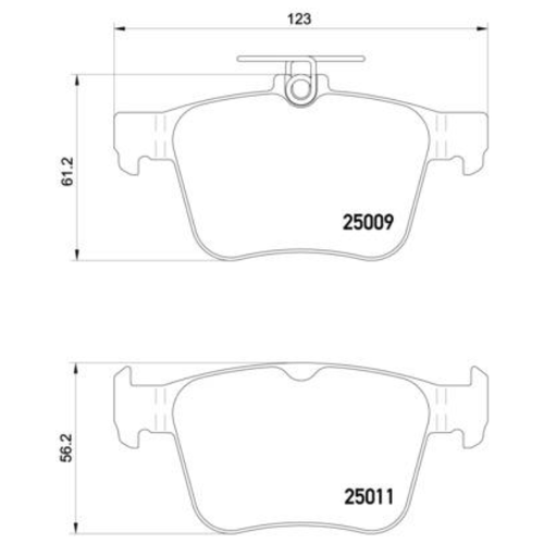 Brembo BREMBO Колодки тормозные BREMBO P85124X