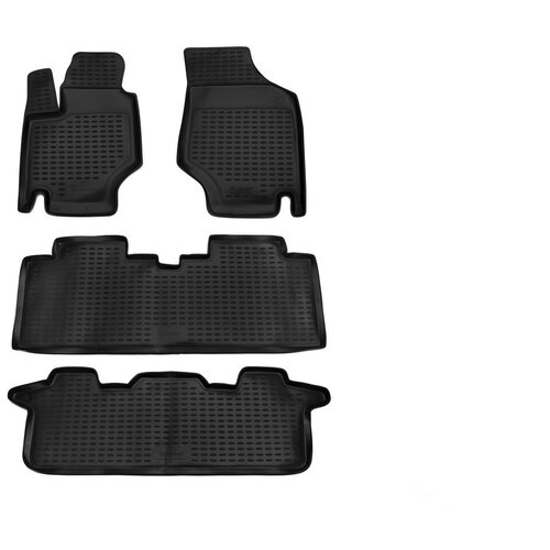 Коврики в салон HYUNDAI Trajet 1999-2008, МКПП, 4 шт. (полиу