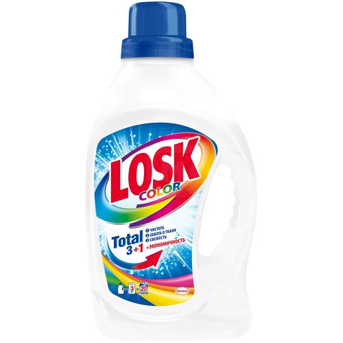 Гель для стирки Losk Color, 1.95 л, бутылка, 2 шт