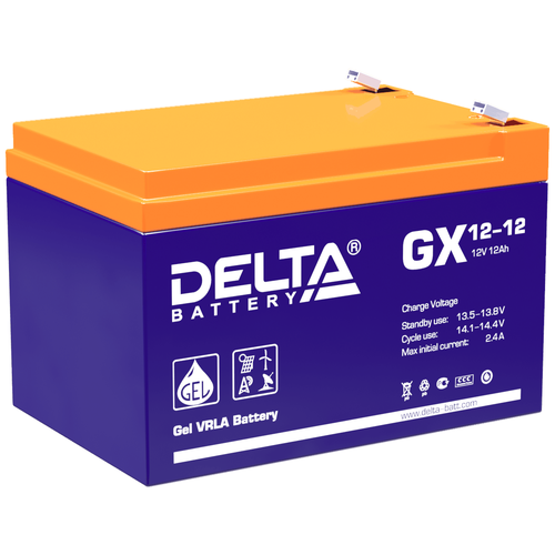 Аккумуляторная батарея Delta GX 12-12 (12V / 12Ah)