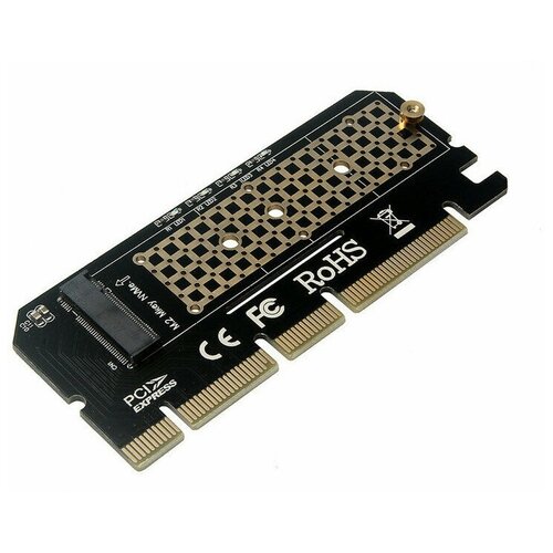 ORIENT C299E, Переходник PCI-E 16x->M.2 M-key NVMe SSD, тип 