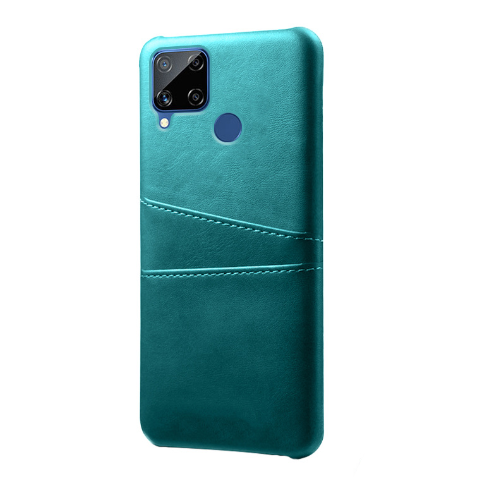 Чехол панель-накладка MyPads для Realme C15 из качественной импортной кожи с