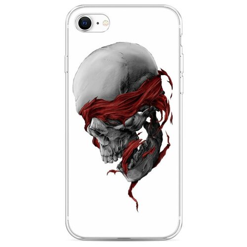 Силиконовый чехол Череп 17 на Apple iPhone SE 2020 / Айфон