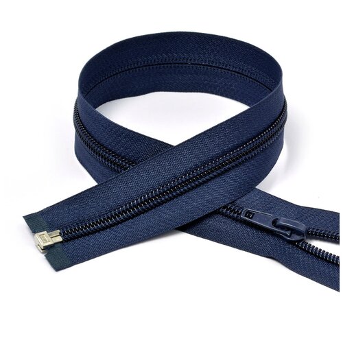 Молния MaxZipper пласт. спираль №5-N 35см цв.F330 синий