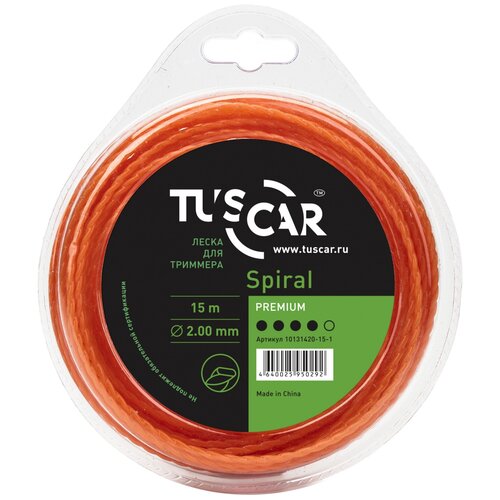 Леска TUSCAR Spiral Premium 2 мм 15 м 2