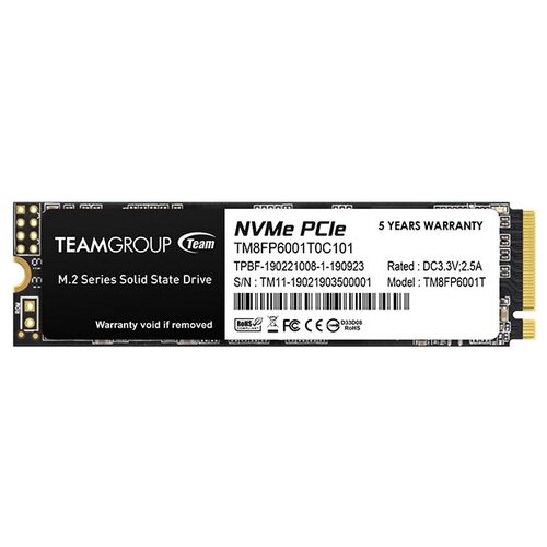 Накопитель M.2 2280 1TB Team Group MP33 Client SSD PCIe Gen3