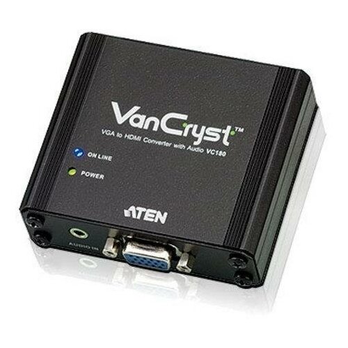   Яндекс Маркет Конвертер ATEN VC180 / VC180-A7-G, Видео Конвертер VGA-HDMI 