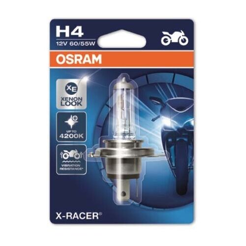 Автолампа H4 (60/55) P43t X-RACER 4200K (блистер) 12V OSRAM 