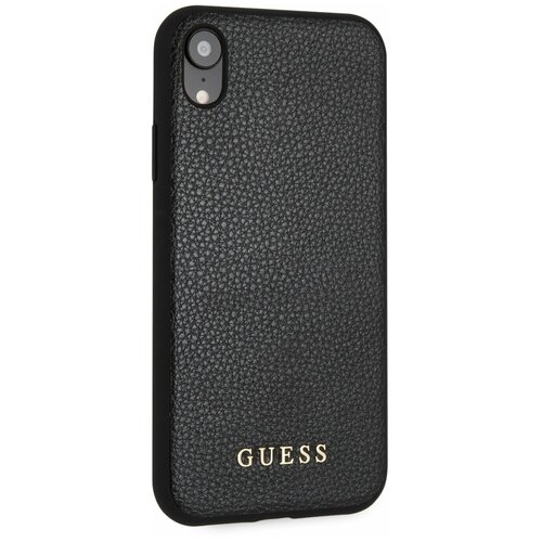 Guess Чехол Guess Iridescent Hard для iPhone XR, черный