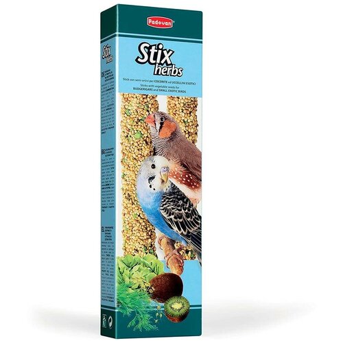 Лакомства для птиц Padovan Stix Wavy Parrot Antistress Палочки для волнистых попугаев и