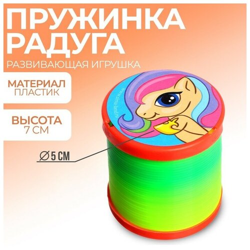 Funny toys Пружинка радуга «Волшебная пони», d = 5