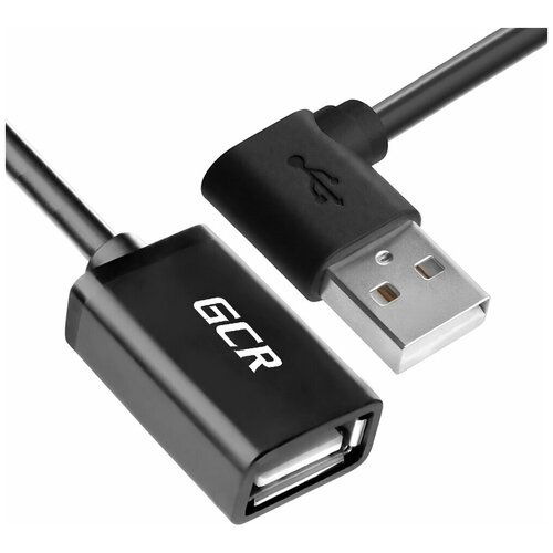 Аксессуар GCR USB 2.0 AM - AF 1.5m Black GCR-AUEC6M-1.5m