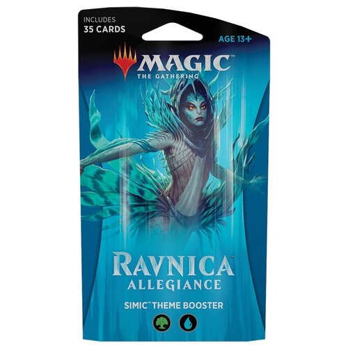 MTG. 2019. Выбор Равники. Simic Theme Booster на английском