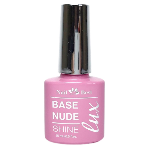 Nail Best Базовое покрытие LUX Base Sparkle, beige, 15 мл