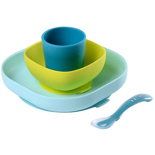   Яндекс Маркет Комплект посуды Beaba Meal Set, blue