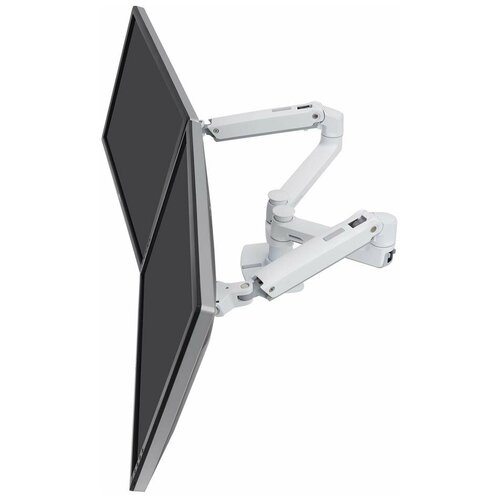 Ergotron LX Dual Side-by-Side Arm Ergotron 45-491-216(белый) Крепление для двух