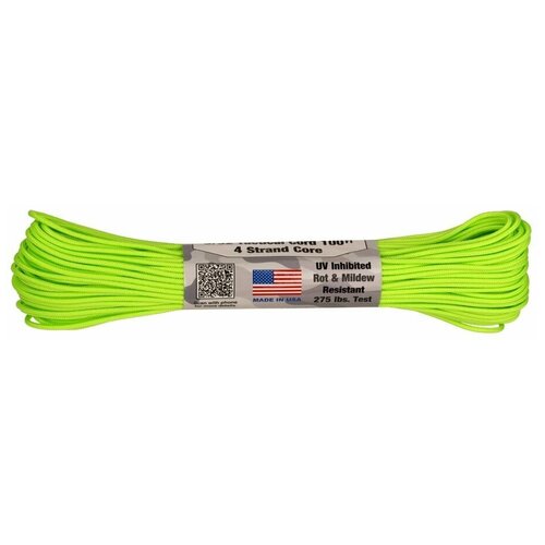 Паракорд AtwoodRope 3/32' x 100' tactical 30m (neon green)