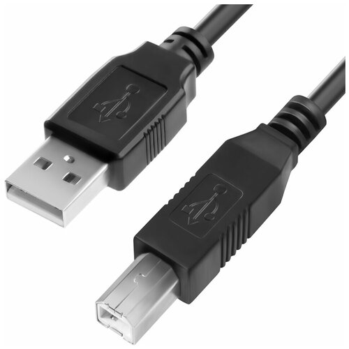 Аксессуар 4PH USB 2.0 AM/BM 1.8m Black 4PH-R90034