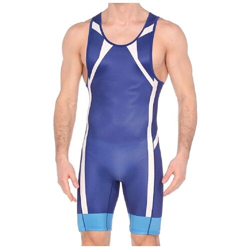 Трико ASICS Wrestling Suit, размер 2XL, темно-синий