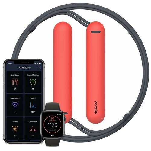 Smart Rope Умная скакалка Smart Rope Rookie. Цвет коралловый