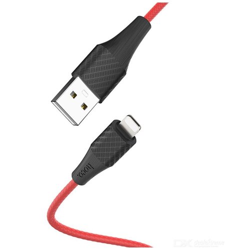 USB Hoco X32 Excellent Lightning (L=1м) красный