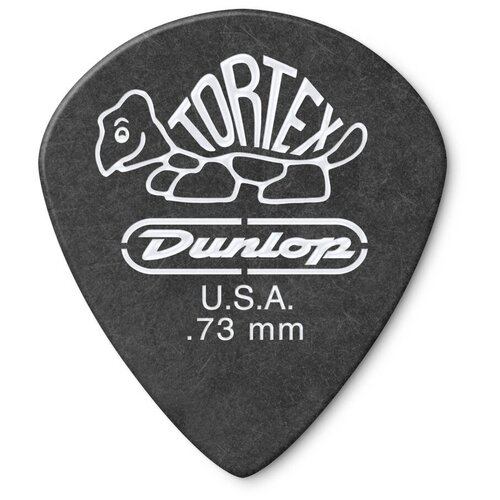 Медиатор DUNLOP 482P.73 Tortex Pitch Black Jazz III