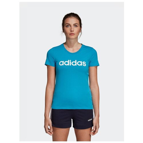 Футболка W E LIN SLIM T Adidas DU0630 Голубой 40