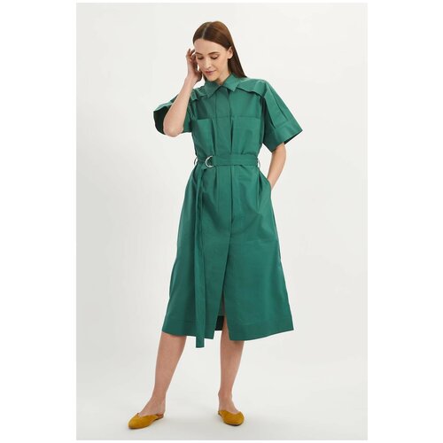 Платье BAON женское, модель: B4522032, цвет: DEEP GREEN, раз