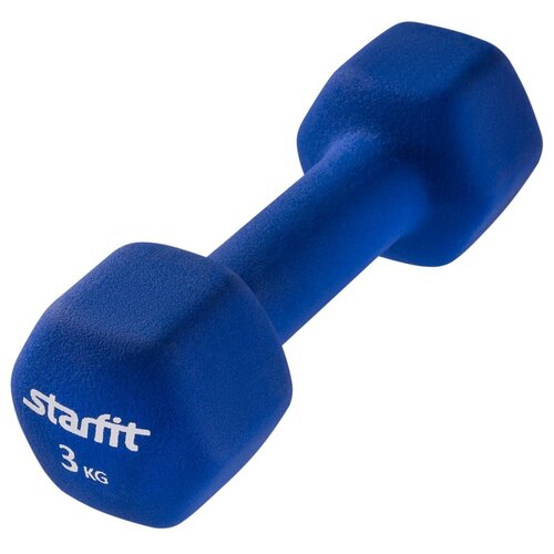 Гантель Starfit DB-201 1гант. 3кг неопр. синий (УТ-00009072)