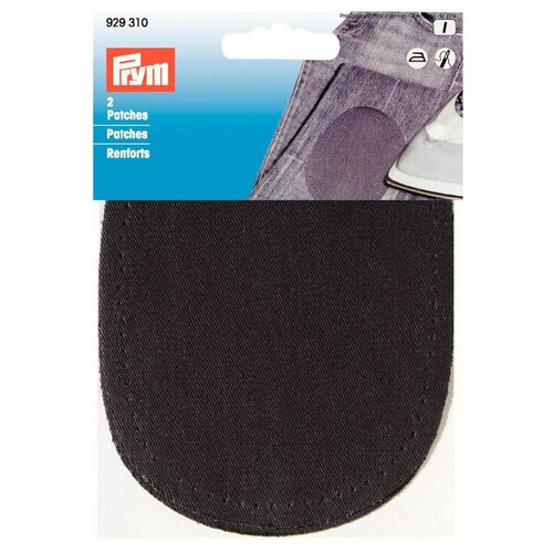 Prym Заплатки при помощи утюга 10x14см 929310, черный
